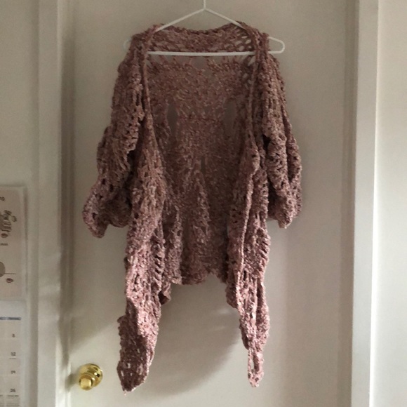 NicaVero Designs Sweaters - All hand crocheted velvet yarn cardigan